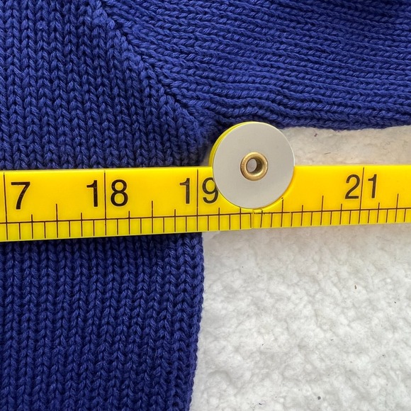 Polo Ralph Lauren‎ 100% Cotton Crew-neck Sweater Boy's Size M Blue VTG NWT - Picture 9 of 11